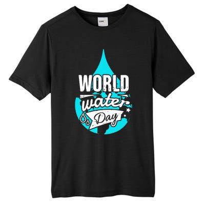 World Water Day Tall Fusion ChromaSoft Performance T-Shirt