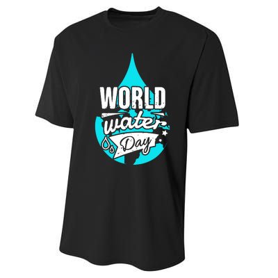 World Water Day Performance Sprint T-Shirt