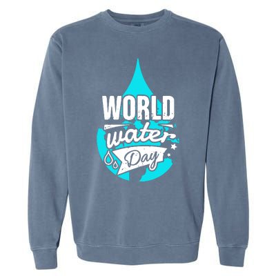 World Water Day Garment-Dyed Sweatshirt