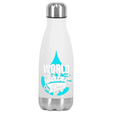 World Water Day Stainless Steel Insulated Water Bottle