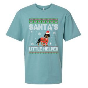 Weenie Wiener Dog Doxie Design Dackel Christmas Dachshund Meaningful Gift Sueded Cloud Jersey T-Shirt