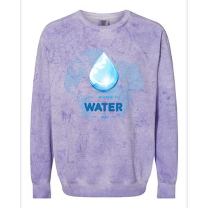 World Water Day Earth Cool Gift Colorblast Crewneck Sweatshirt