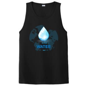 World Water Day Earth Cool Gift PosiCharge Competitor Tank