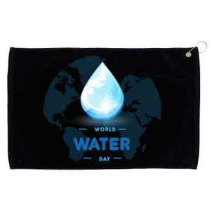 World Water Day Earth Cool Gift Grommeted Golf Towel