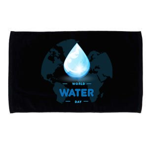 World Water Day Earth Cool Gift Microfiber Hand Towel