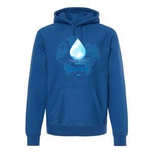 World Water Day Earth Cool Gift Premium Hoodie