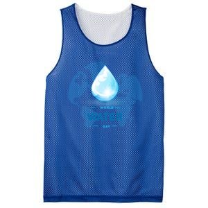 World Water Day Earth Cool Gift Mesh Reversible Basketball Jersey Tank