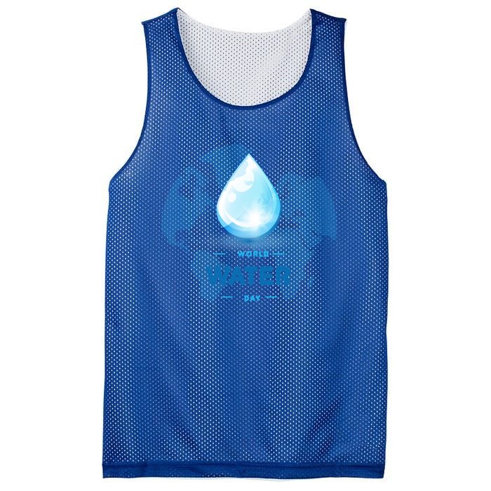 World Water Day Earth Cool Gift Mesh Reversible Basketball Jersey Tank