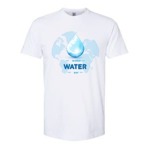 World Water Day Earth Cool Gift Softstyle CVC T-Shirt