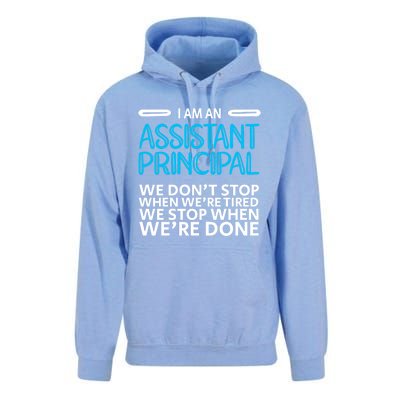 When We're Done Assistant Principal Gift Unisex Surf Hoodie