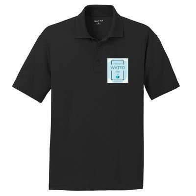 World Water Day Save Water Gift Save Your Water For The Future Gift PosiCharge RacerMesh Polo