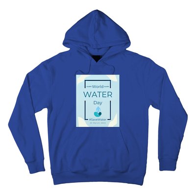 World Water Day Save Water Gift Save Your Water For The Future Gift Hoodie