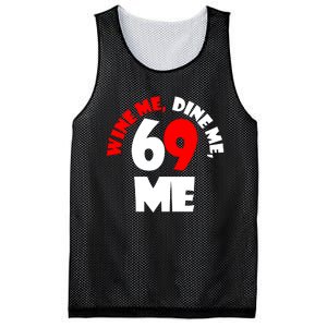 Wine We Dine Me 69 Me Mesh Reversible Basketball Jersey Tank