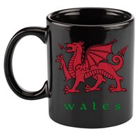 Wales Welsh Dragon 11oz C Handle Ceramic Mug
