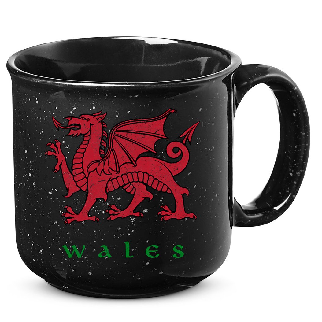 Wales Welsh Dragon 15oz Campfire Ceramic Mug