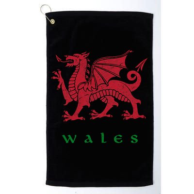 Wales Welsh Dragon Golf Towel