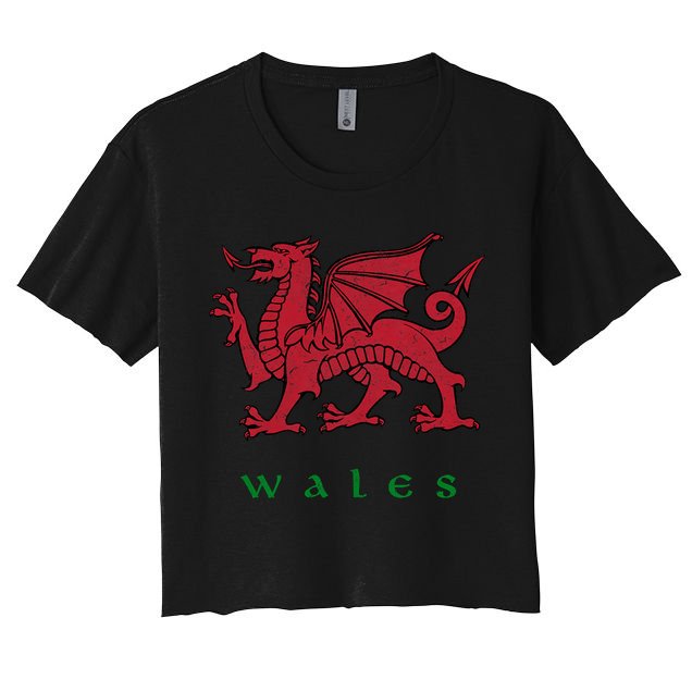 Wales Welsh Dragon Crop Top