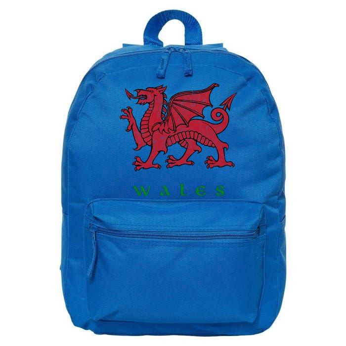 Wales Welsh Dragon 16 in Basic Backpack