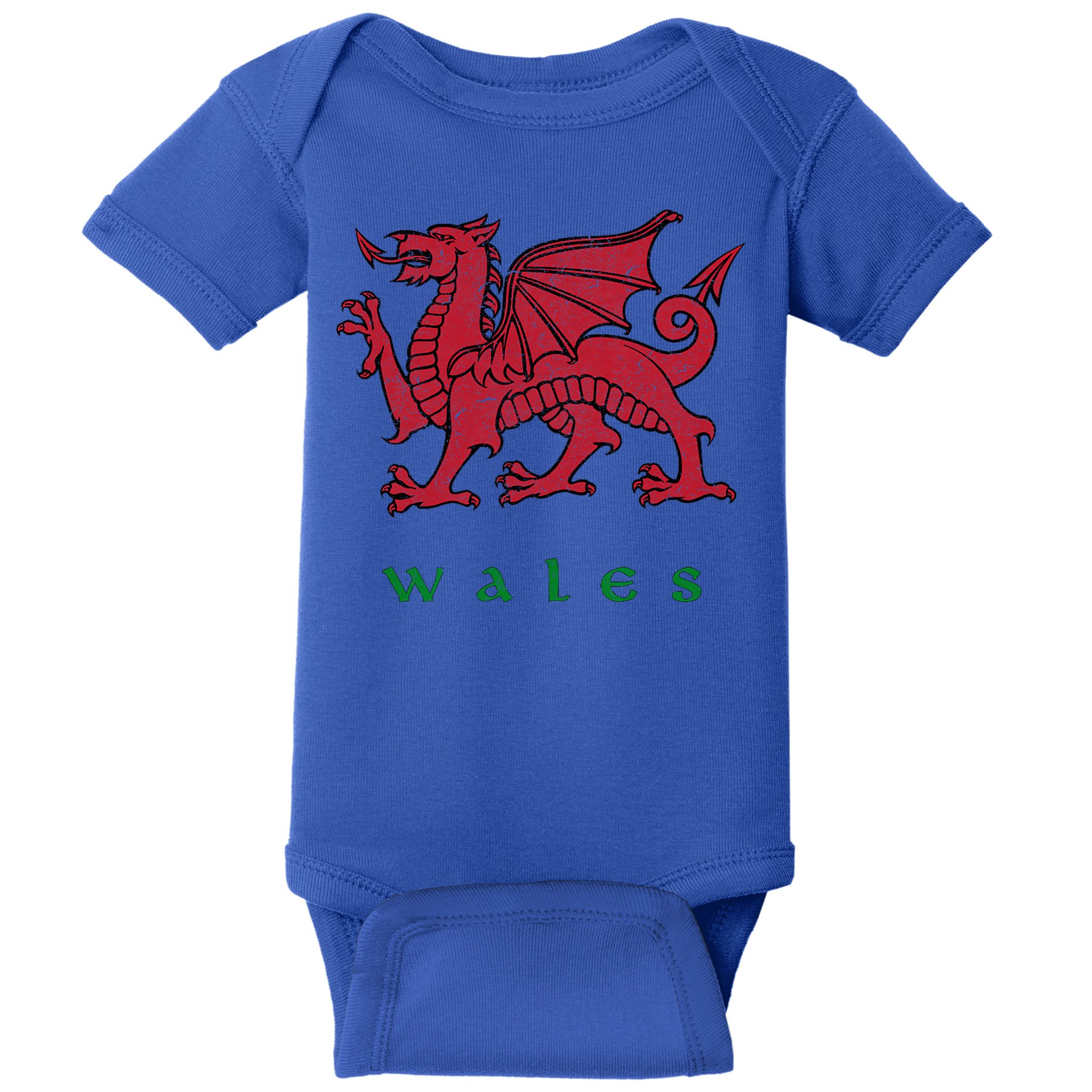 Wales Welsh Dragon Baby Bodysuit