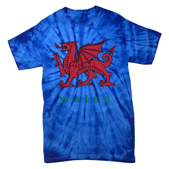 Wales Welsh Dragon Tie-Dye T-Shirt