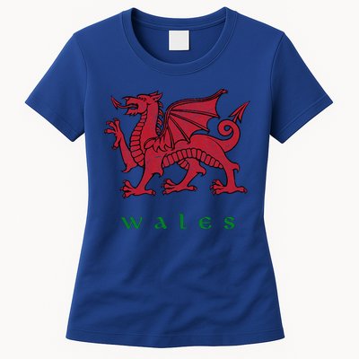Wales Welsh Dragon Womens T-Shirt