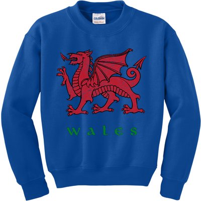 Wales Welsh Dragon Kids Sweatshirt