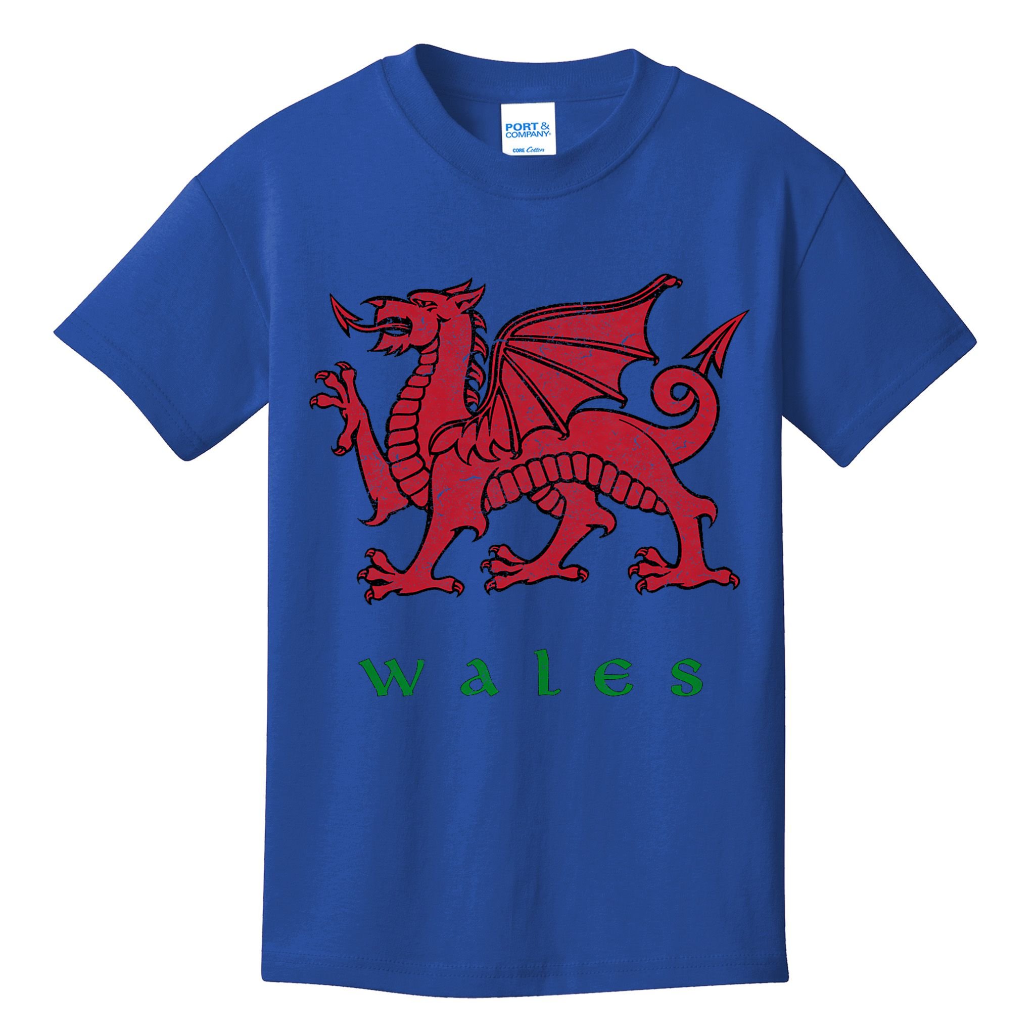 Wales Welsh Dragon Kids T-Shirt