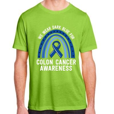 We Wear Dark Blue Colon Cancer Awareness Matching Family Gift Adult ChromaSoft Performance T-Shirt