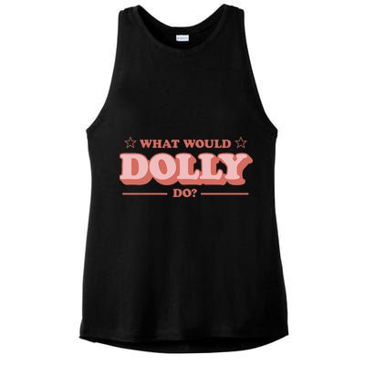 What Would Dolly Do Wwdd The Original Ladies PosiCharge Tri-Blend Wicking Tank