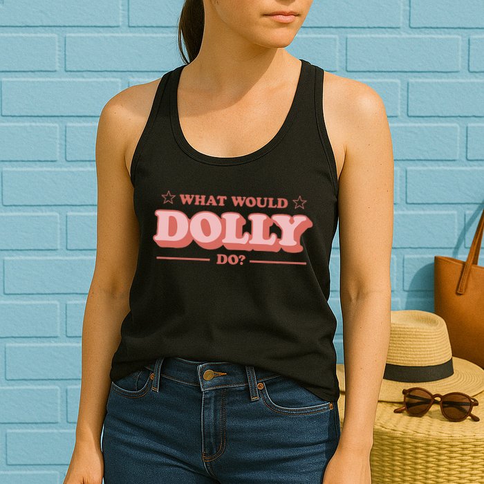 What Would Dolly Do Wwdd The Original Womens Tank Top