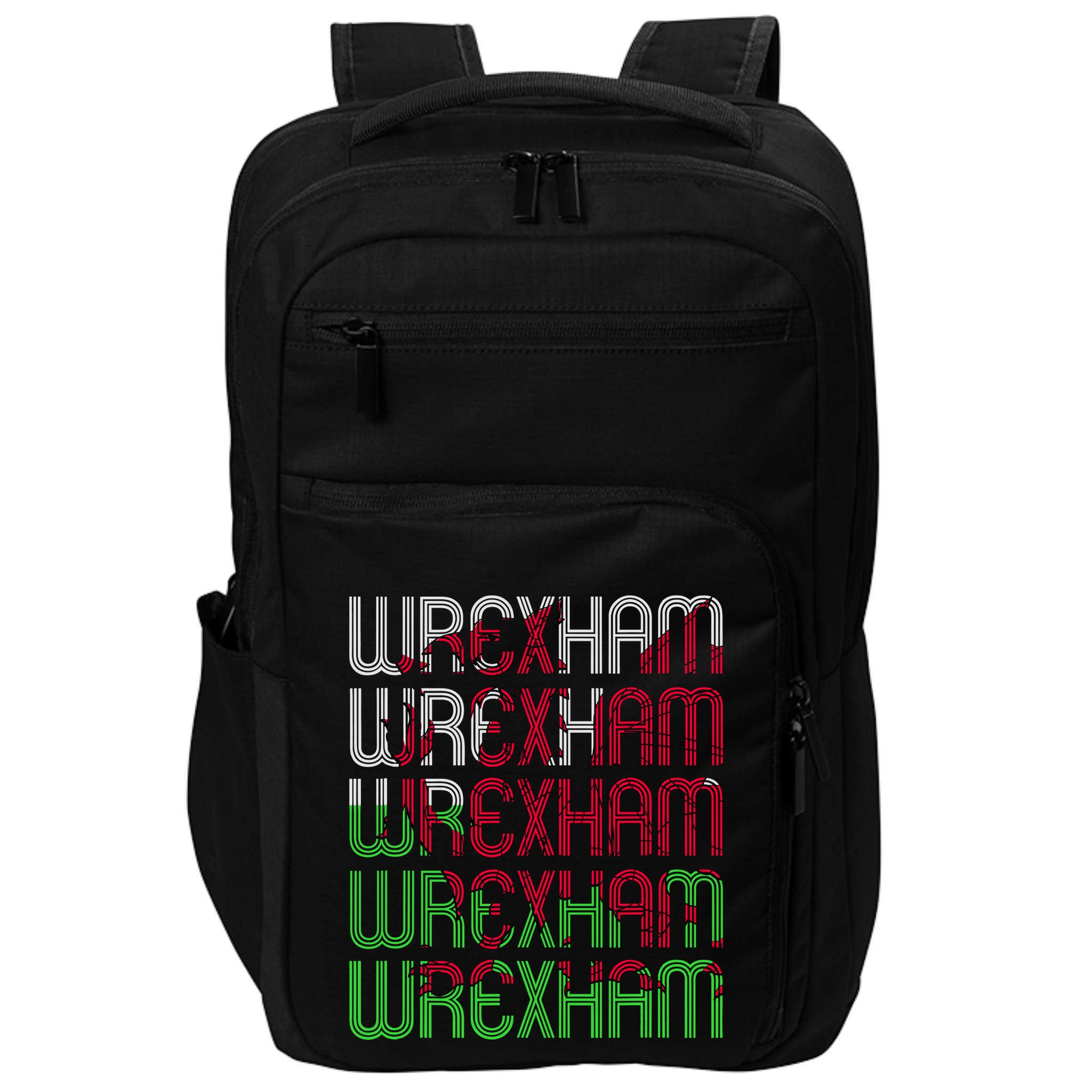 Wrexham Wales Dragon Welsh Flag Sports Merchandise Impact Tech Backpack