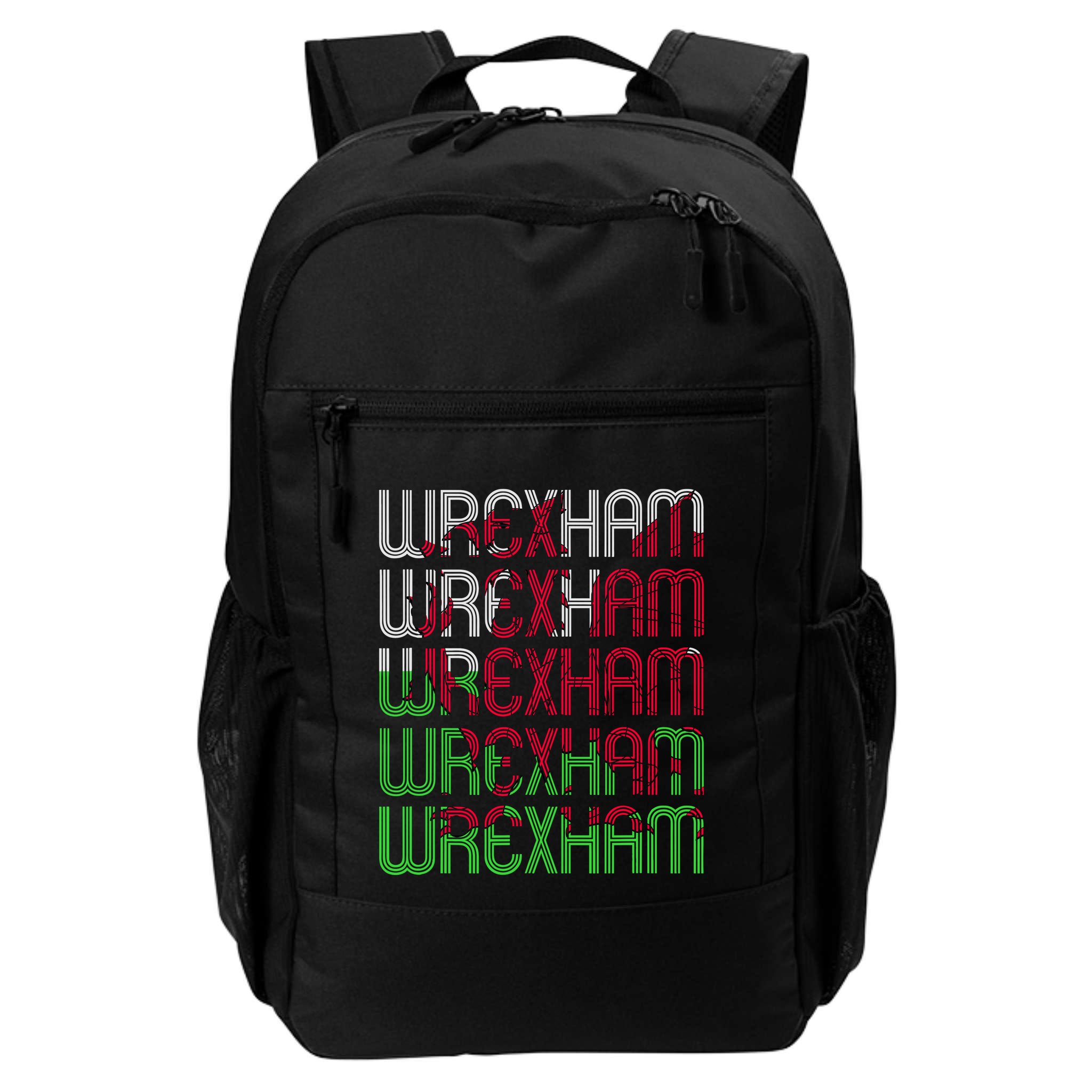 Wrexham Wales Dragon Welsh Flag Sports Merchandise Backpack