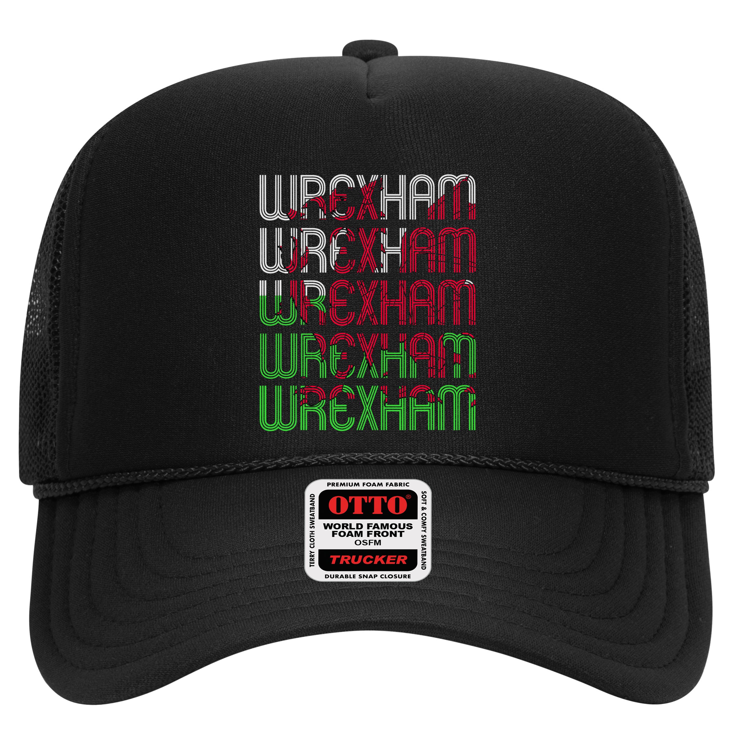 Wrexham Wales Dragon Welsh Flag Sports Merchandise Hat