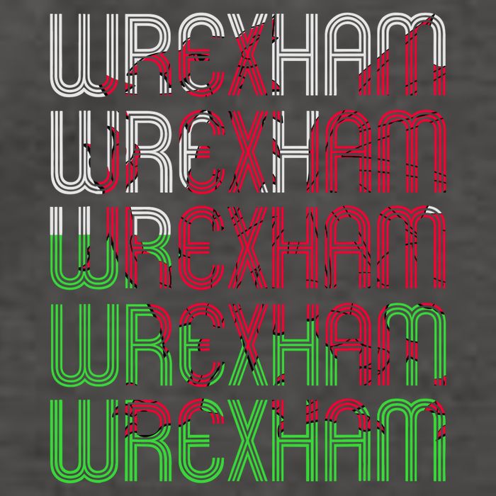 Wrexham Wales Dragon Welsh Flag Sports Merchandise Vector Backpack