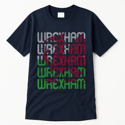 Wrexham Wales Dragon Welsh Flag Sports Merchandise Tall T-Shirt