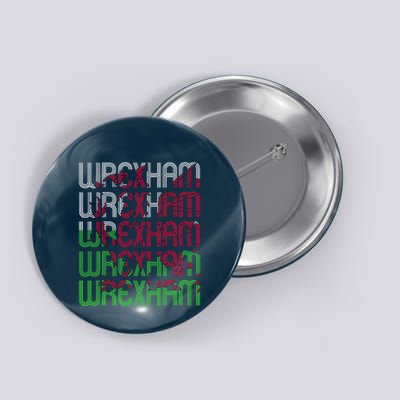 Wrexham Wales Dragon Welsh Flag Sports Merchandise Button
