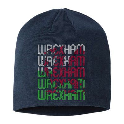 Wrexham Wales Dragon Welsh Flag Sports Merchandise Sustainable Beanie