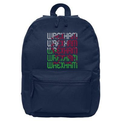 Wrexham Wales Dragon Welsh Flag Sports Merchandise 16 in Basic Backpack