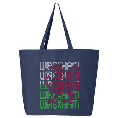 Wrexham Wales Dragon Welsh Flag Sports Merchandise 25L Jumbo Tote