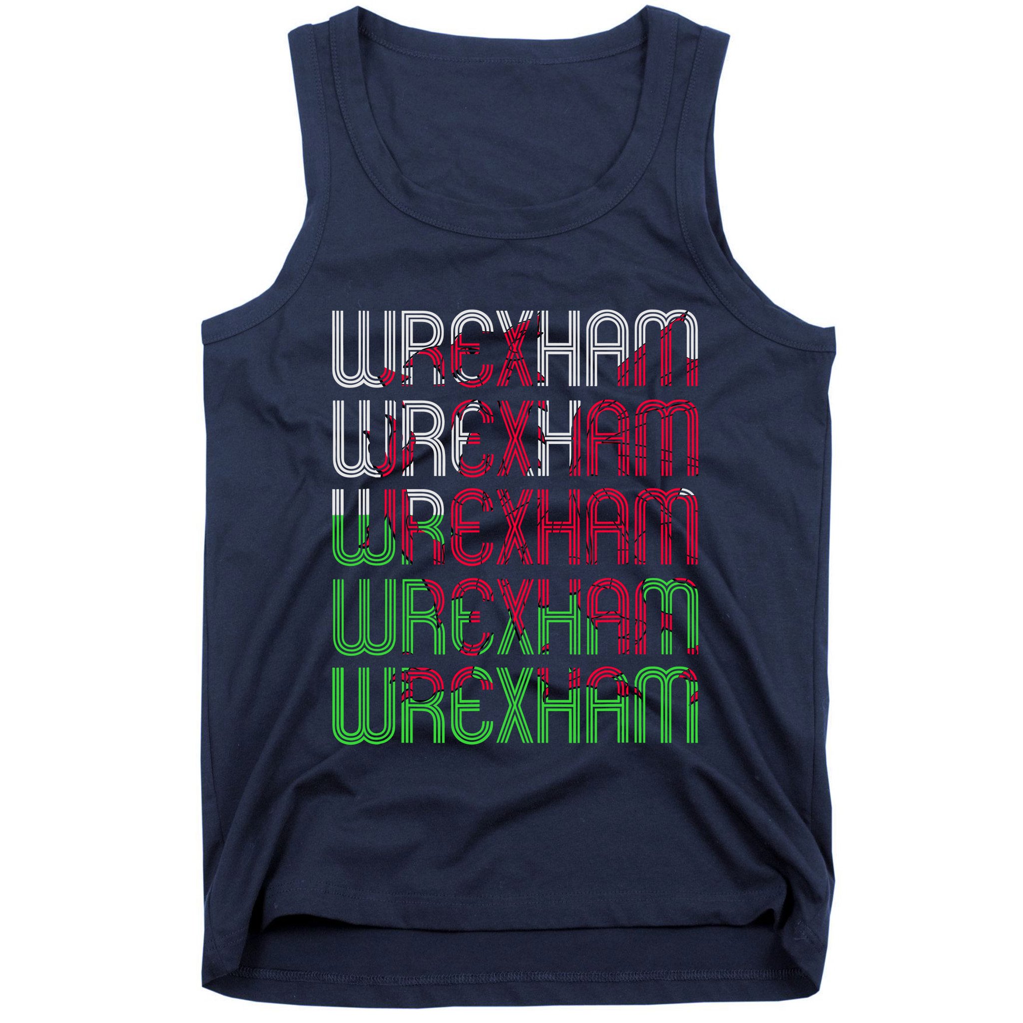 Wrexham Wales Dragon Welsh Flag Sports Merchandise Tank Top