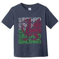 Wrexham Wales Dragon Welsh Flag Sports Merchandise Toddler T-Shirt