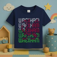Wrexham Wales Dragon Welsh Flag Sports Merchandise Toddler T-Shirt