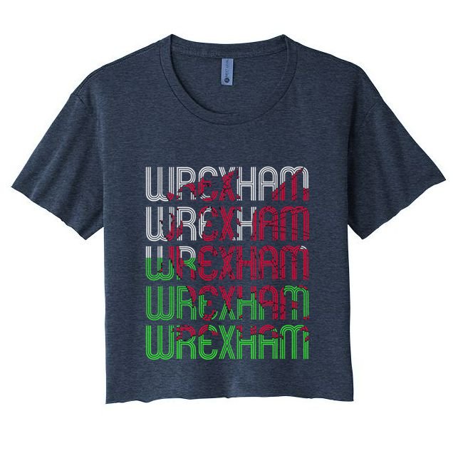 Wrexham Wales Dragon Welsh Flag Sports Merchandise Crop Top