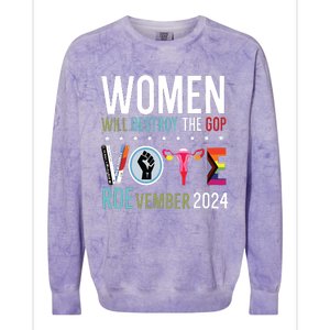 Women Will Destroy The Gop Colorblast Crewneck Sweatshirt