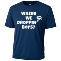 Where We Dropping Boys Performance Shirt