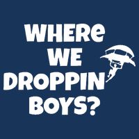 Where We Dropping Boys Drawstring Bag