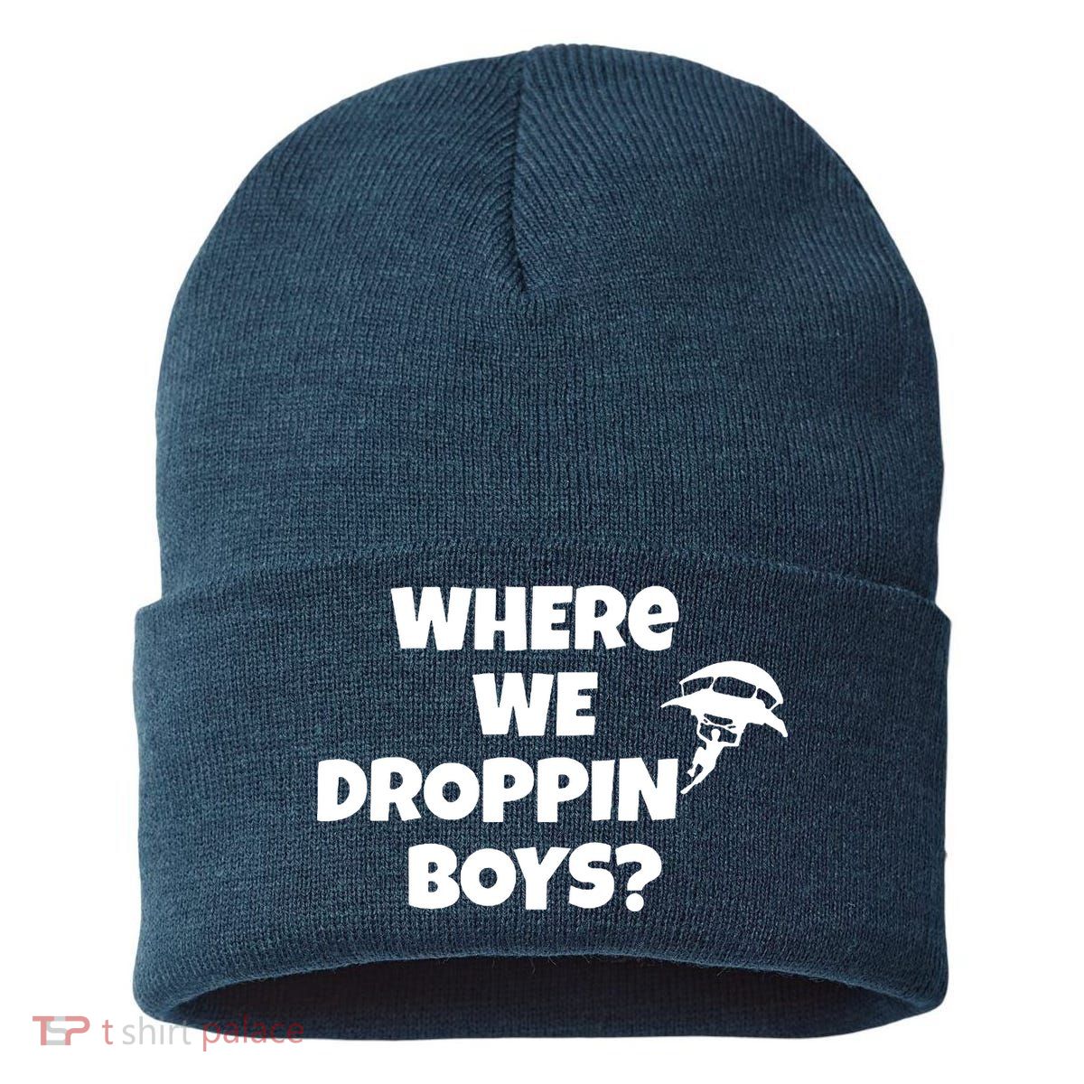 Where We Dropping Boys Sustainable Knit Beanie