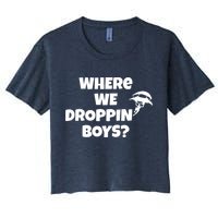 Where We Dropping Boys Crop Top