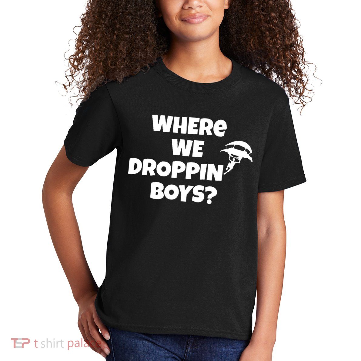 Where We Dropping Boys Kids T-Shirt