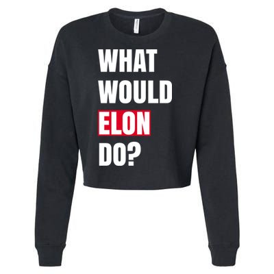 What Would Elon Do Cropped Pullover Crew
